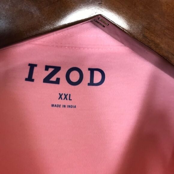 Izod Advantage Performance Stretch Polo Pink Classic Fit Men’s Size XXL - Picture 3 of 6